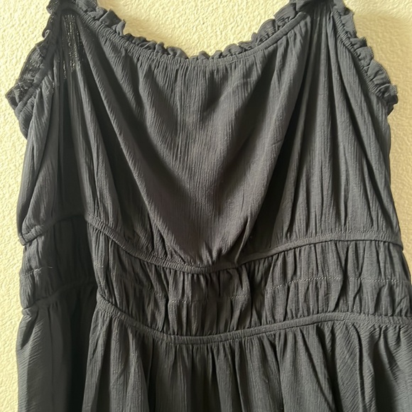 Torrid black rayon tank. Size 0 (12) EUC - Picture 3 of 4